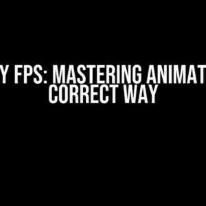 The Unity FPS: Mastering Animations the Correct Way